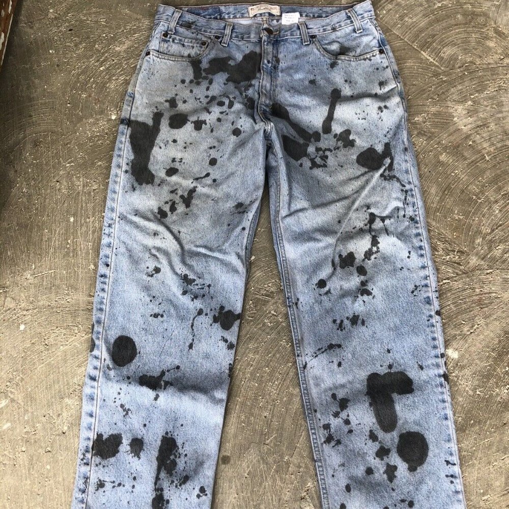 Mens Grunge Vintage 2004 Y2K Levis Strauss & Co. Relaxed Fit Jeans Size 36x30